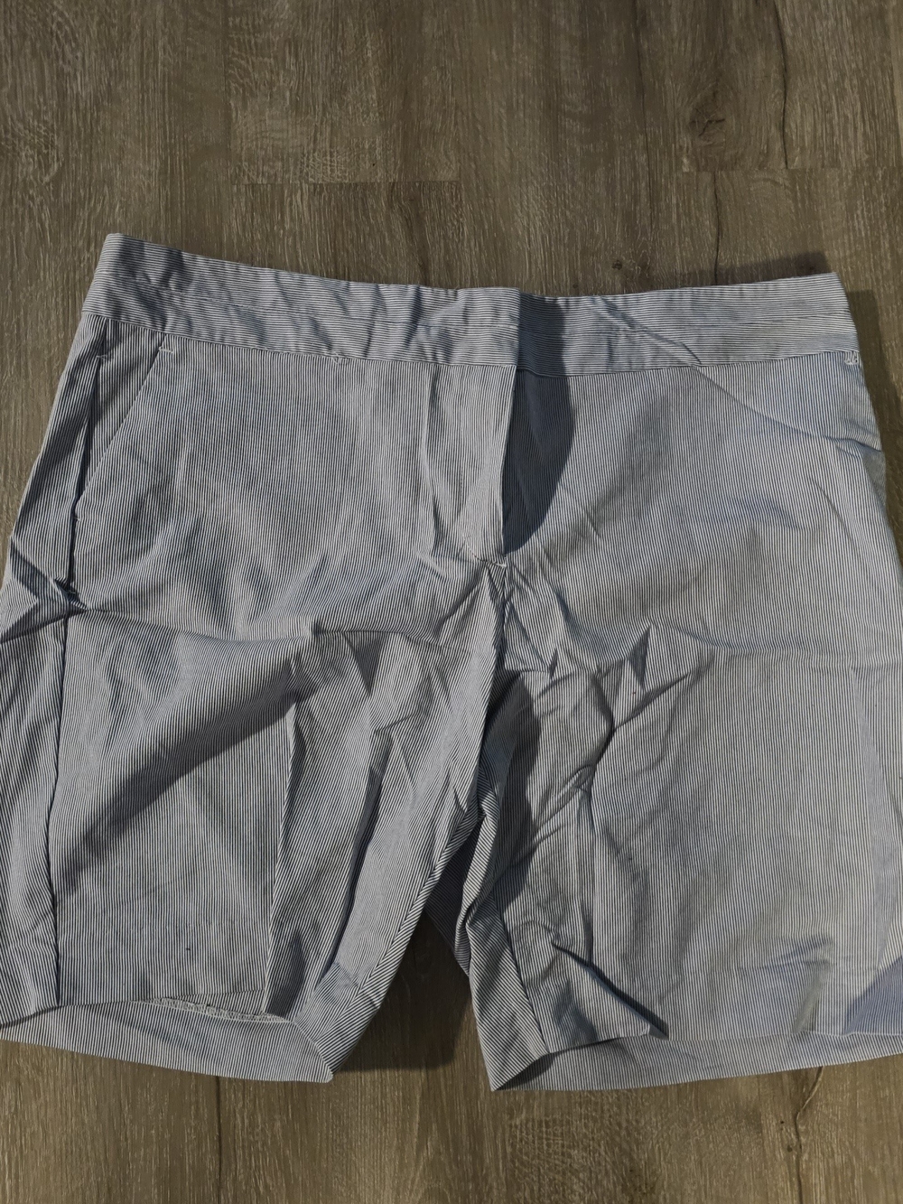 attention Light Blue Women's Flat Front Shorts